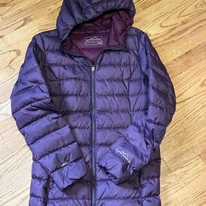 Eddie Bauer Women's Deep Purple Puffer Jacket
